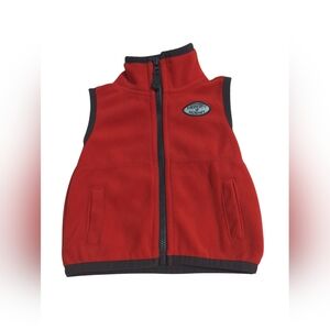 Carter's Red Kids Fleece Vest Size 3 Months.